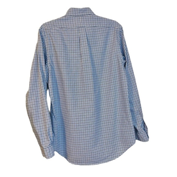 Ralph Lauren Polo Classic Oxford Button-Down Shirt Blue and White Check. Size M - Picture 2 of 8